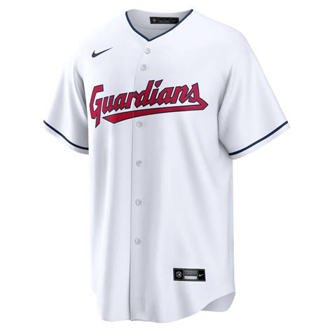 youth cleveland guardians nike white replica custom jersey